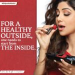 Shilpa Shetty Instagram - You are what you eat. So be mindful of your food and gut health. Refrain from eating what doesn’t make you feel better. Make healthy food your friend not your enemy. Remember, a healthy inside is a healthy outside. Make modifications, slowly and steadily and see the change . #swasthrahomastraho #shilpakamantra #tuesdaythoughts #healthy #mindfuleating #fitness #motivation #befit #lifestylemodification
