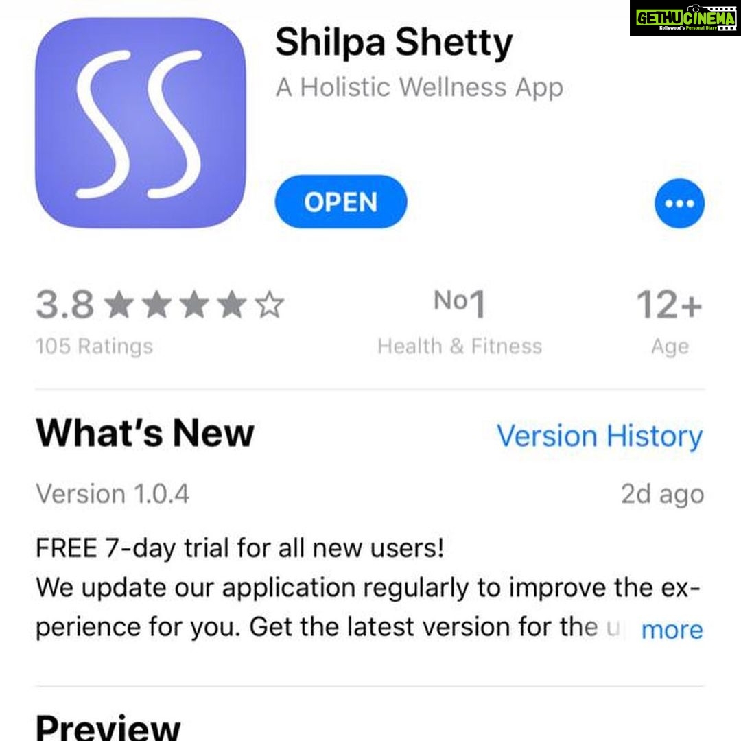 Shilpa Shetty Instagram - This is what βBlessingsβ look like.. Back on No 1. App in Health & Fitness Category and No. 10 in overall! πͺππ§Ώ Thankyouuu all for all the love... This is such a big deal ππββπ Appreciate all the feedback and fantastic reviews from each one of you... means a lot. We still have lots of work to do... β€οΈ #shilpashettyapp #fitness #motivation #no1 #health #swasthrahomastraho #workmode #gratitude #thankful #love #blessings #happiness
