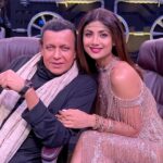 Shilpa Shetty Instagram - With the Iconic #legendary #discodancer #mithunchakraborty . He started the #disco trend in #Bollywood . He was the first actor to enjoy unprecedented international stardom back in his day (in some countries even today) .. #Discodancer was one of my fav films. Had only 3 Video cassettes while growing up , Disco Dancer being the first (Tezaab and Chaalbaaz the other two) Some incredible moments happen on the sets of #superdancerchapter3 .. again to share stage with #Mithunda made me so nostalgic and emotional. He made us laugh, cry and YES... DANCE! 😇Grand Salute to u Sir.. 🙌🏼👏You have a heart of Gold! A must watch episode guys ♥️🧿🕺👌🎉🤩 #disco #legend #actor #Judgemode #discovibe #nostalgic #icon #sonytv #memories #dance #style