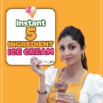 Shilpa Shetty Instagram - The summers call for a binge on this instant guilt-free ice cream, even if it's not on a Sunday. It's one of my easy to make recipes, called the 5 Ingredient Ice cream. Made with unsweetened cocoa and frozen bananas... but you can add coffee if you don’t like cocoa. Try out this Super Cool recipe for all the summer ice cream cravings and let me know how you like it.