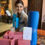 Shilpa Shetty Instagram - Received this wonderful personalized Mother’s Day surprise from @amazondotin today. Along with my favorite Echo device, it also has The Gourmet Jar Mighty Happiness Box, a Yoga mat (the best gift u can give anyone) and some amazing beauty products! My mother fed me with her nurturing hands, her cooking was so healthy, experimental and fun she made me fall in love with food. My passion for looking after myself and others comes from her. On this special day, I'm going to #deliverthelove by making her favorite meal and gifting her the Amazon Echo so she has her favorite recipes with one simple ask. You too can pamper your mom and indulge her with the best. Head to the #mothersday store on #amazondotin. This Mother's Day, #DeliverTheLove! #gifts #love #gratitude #mommylove #specialday