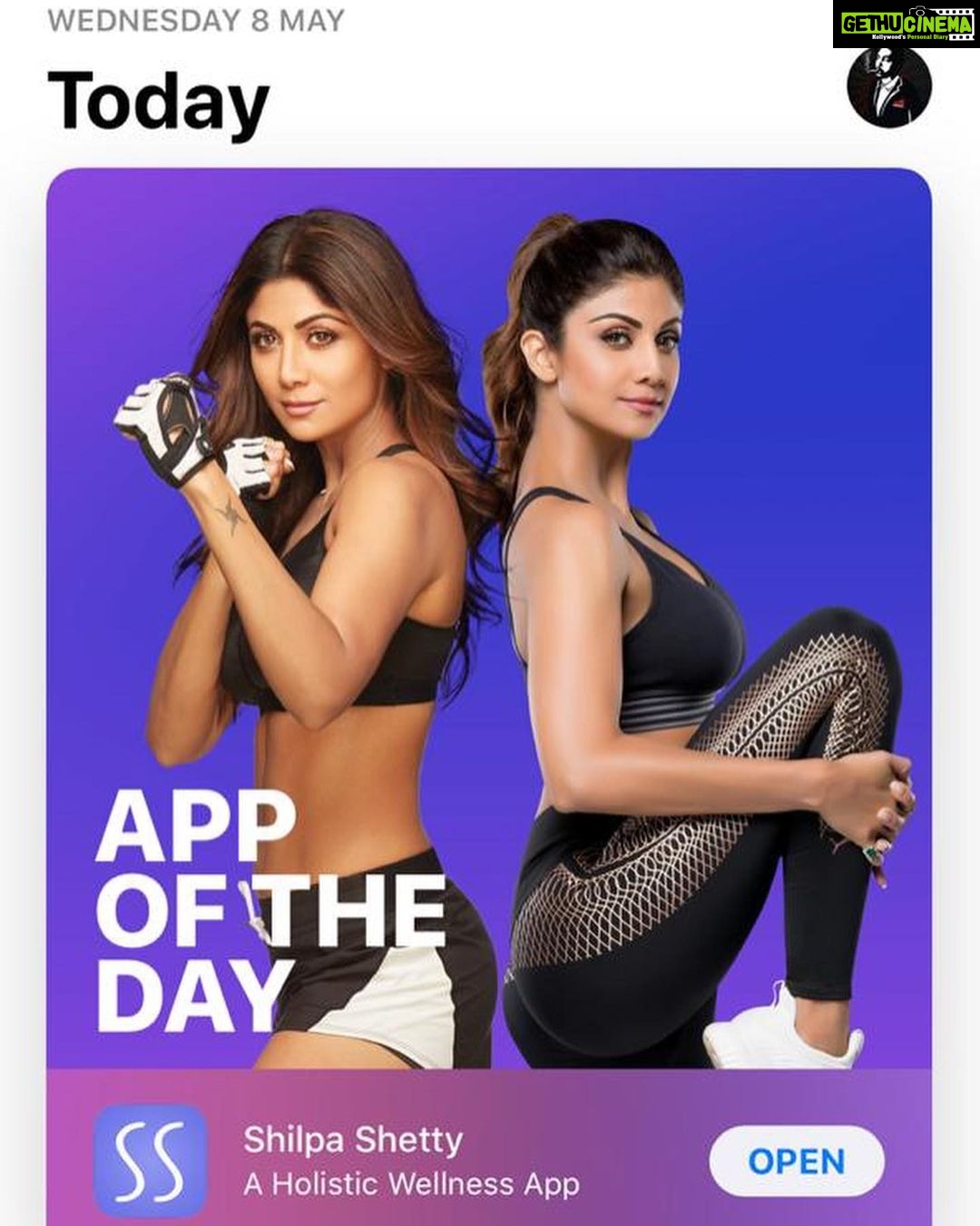 Shilpa Shetty Instagram - OMG! Check this out! We are #AppOfTheDay today. Whoooohoooooooo!!!!! 💃🏻💃🏻 That’s not it, we have topped the charts too... No. 1 position in India in just 48 hours of the app release (Swipe right to see).Thank youuuuuu to all my well wishers. 🤗❤️🙏🏼 If you haven’t downloaded yet, please go to the link in my bio and download the Shilpa Shetty app NOW! 🥰 #yoga #fitness #health #motivation #SSapp #simplesoulful #shilpashettyapp #no1 #ontop #appstore #swasthrahomastraho #toppedcharts