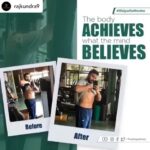 Shilpa Shetty Instagram - This is amazingggg @rajkundra9!!! It takes guts and gumption to show your weakness and your strength. There cannot be a bigger compliment than this. I am so so so proud of you, and this is just a beginning. Proof is in the pudding! May as well market while the going is good 😝 Download the Shilpa Shetty App now! (Link in bio) #shilpakamantra #swasthrahomastraho #saapp #fit #health #dedication .... Posted @withrepost • @rajkundra9 My 8 week Challenge...WARNING-what you are about to see may be disturbing 😂😂 So I would like to start by thanking My gorgeous girlfriend @theshilpashetty who really stands for what she preaches! A healthy lifestyle! Your body is made in the kitchen not in the gym! She has taken care of my diet and motivated me year after year. But honestly hearing her sounded like a nag and I never took it seriously but having the privilege of seeing her videos she had created for her app and using those exercise and diet regimes has done wonders for me! I am not here to promote my wife’s app but to show you real results as I am the first guinea pig who is less of a pig now :) the results above are proof and for all those that followed me on Instagram for the past 8 weeks have seen the progress with time. It’s taken me 9 years to get motivated to lead a healthy lifestyle to give up sugar to cut down on alcohol to make the right food choices. It all boils down to ONE thing your mind over your body! Your mind tends to give up before your body but if you can control your mind half the battle is won! I would like to thank the people in Shilpa’s team who have pushed me to limits I never knew I could reach namely @thevinodchanna he is a beast in the gym and doesn’t take no for an answer! It’s all possible friends and trust me if someone like me with a hectic lifestyle, a world traveller and a complete foodie can dedicatedly do it then you all can! All you need is a little bit of motivation I got mine from the SSK app who knows it may even work for you. All the best on this beautiful wellness journey my 8 weeks are over the results have inspired me to make this a way of life I am not missing anything I am eating well and at 43 my next goal is a six pack!