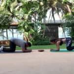 Shilpa Shetty Instagram – Family that works out together, stays fit together! @rajkundra9  soooo proud of the resolve you have made to stay healthy.
A strong relationship requires choosing to love each other even in the moments you struggle to keep it together .🧿🤗💪
Abs today on the menu.. ( Hard) Core workout

#mondaymotivation #shilpakamantra #fitness #goals #simplesoulful #ssapp #familygoals #fitnesspartner #workout #health #lifetsyle #plank #coreworkout #strength #partnerworkout workout