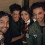Shilpa Shetty Instagram – Happy birthday @aaysharma , wishing you more love and success .. @varundvn Still can’t get over those abs!👀😅😬💪What a swell time we had @arpitakhansharma . #celebrations #friends #gratitude #fun #laughs