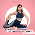 Shilpa Shetty Instagram - Whether it be Diet, a workout regime, interest in a new artform, love, investment of money or time.. One has to make a modification that has to become a Lifestyle if they want to achieve a set GOAL..Temporary interest will only garner temporary results.. Want anything to be longer lasting .. Interest and discipline has to be consistent. #ShilpaKaMantra #SwasthRahoMastRaho #TuesdayThoughts #tuesdaymotivation