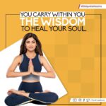 Shilpa Shetty Instagram - Wisdom doesn’t just come from the mind ,true wisdom comes where and when there is a balance. Alignment (of mind, body and soul) brings Enlightenment. A healthy mind is a healthy body.Meditation can bring a perfect balance between all three helping you with wisdom and the power to heal #pranayama #meditate #healyourself #chakrabalance #ShilpaKaMantra #SwasthRahoMastRaho