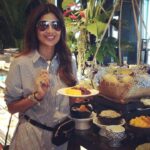 Shilpa Shetty Instagram – In Bangkok and  just can’t resist an authentic #mangostickyrice with so many kinds of sticky rice choices #yum 😬@rajkundra9 Birthday celebrations in #fullswing. Taking #sundaybinge too seriously. 🤦🏻‍♀️😅🎂🎉🍾 #hubbybirthday #calories #sweettooth #alibi  #love #instagood