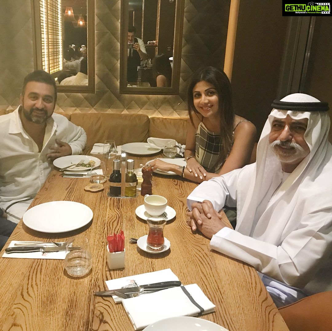 Shilpa Shetty Instagram - In August company .. So good to see you #SheikhNahyanBinMubarakAlNahyan. Your humility and graciousness is something to learn from amongst the many qualities you possess , a truly inspiring leader with a great sense of humour.😬 Appreciate all the stories and blessings you gave my son 🙏😀😇 #Abudhabidiaries #instagood #augustcompany #gratitude #catchingup #leader #inspiring