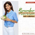 Shilpa Shetty Instagram - Its important to eat at the right time, but what is more important is to eat and make choices with the right foods. So always stock up your fridge with healthy options. Don’t eat what will not give you any benefits. Please #labelread when you buy snacks or foods. Satiate your health with your hunger #SwasthRahoMastRaho #ShilpaKaMantra #TuesdayThoughts