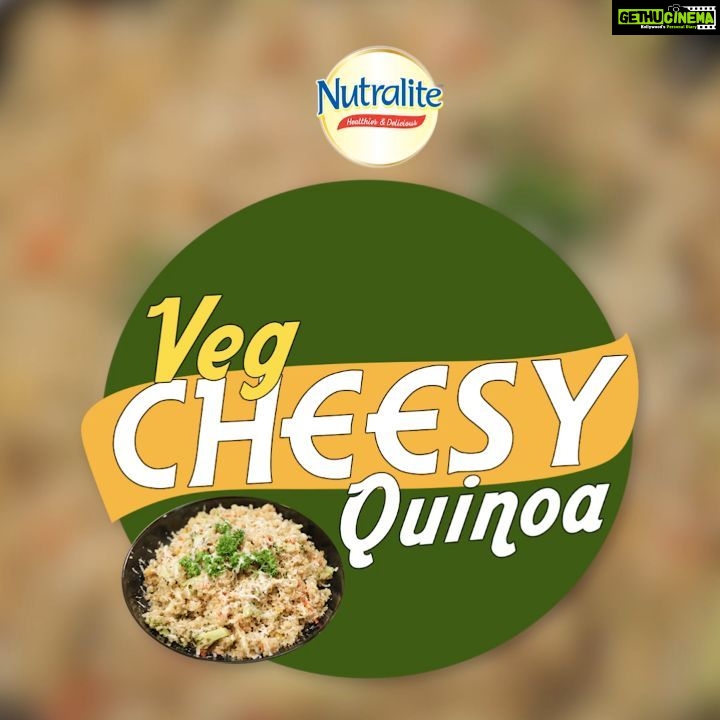 Shilpa Shetty Instagram - Raho power packed with this super healthy, super flavoursome Veg Cheesy Quinoa recipe, which is a perfect breakfast, lunch or school box snack. This is high in protein & fiber and is made with @nutralite Garlic & Oregano, which is loaded with omega 3 and has 0% cholesterol! #TastyThursday #SwasthRahoMastRaho #quinoa #healthyrecipes #nutritiousanddelicious