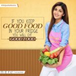 Shilpa Shetty Instagram - Everyone understands the importance of healthy eating. But make sure your fridge is stacked with high quality nutritious food, (unsweetened almond/peanut butter, eggs,hummus, fresh fruit and dry fruit etc). You only make bad choices when the choice of eating unhealthy over healthy is high. Stock up with enough so you can make the right choice #swasthrahomastraho #lifestylemodification #cleaneating #chooseright #ShilpaKaMantra #TuesdayThoughts