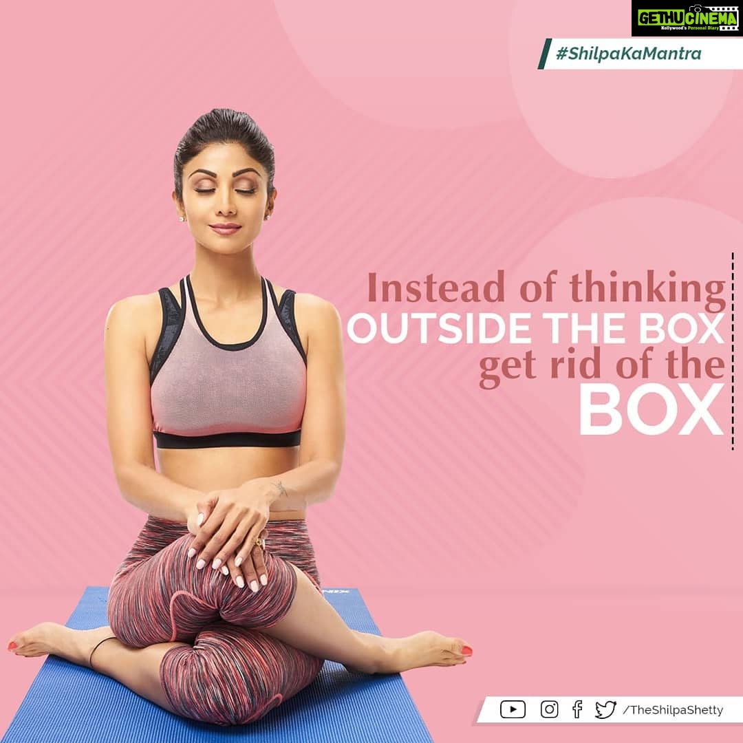 Shilpa Shetty Instagram - Don’t limit your thinking .. think of ways to inculcate a healthy lifestyle (label reading when shopping), mindful eating habits (even when eating out),workouts in your daily routine (don’t just limit them to the gym ). Thoughts become things.. healthy thoughts healthy you. #ShilpaKaMantra #SwasthRahoMastRaho #tuesdaythoughts