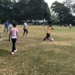 Shilpa Shetty Instagram – Yaaaaay and it’s a GOAL😬Bend it like Beckham or like me!🤪⚽️What say @mamtaanand10 💪ha ha ha .#footballtime #sporty #instagood #footballfever #worldcup2018 #cray #londondiaries