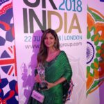 Shilpa Shetty Instagram – Delighted to receive the India Inc. Global Icon of the Year award! Big thank you to @IndiaIncorp @manojladwa! Glad to be a part of #WinningPartnership at #UKIndiaWeek2018! #winner #instagood #gratitude