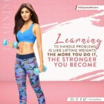 Shilpa Shetty Instagram - Strength is not always equated with physical capability. Mental strength is what makes you what you want to be. Don’t be bogged down by problems or weights... what doesn’t kill you will make you stronger💪 #ShilpaKaMantra #tuesdaythoughts #SwasthRahoMastRaho