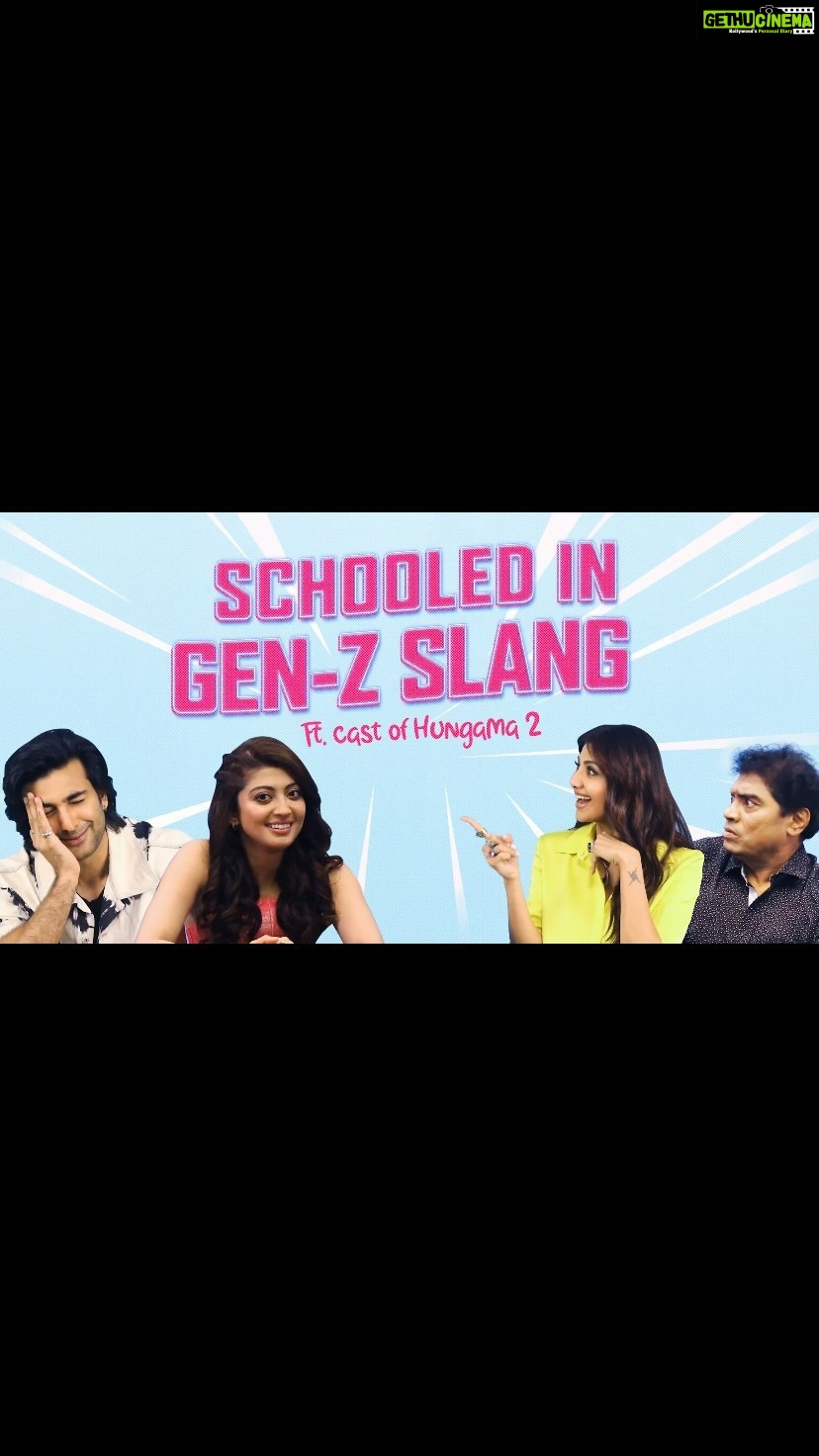 Shilpa Shetty Instagram - Yeh Gen-Z ki bhasha samajhna, utna bhi E-Z nahin hai😅🙄🤷🏻♀️ kyon @iam_johnylever bhai?? Lekin @pranitha.insta, aur @meezaanj ke saath milkar kaafi #Hungama kar liya humne… Picture abhi baaki hain doston… Aap bhi zaroor dekhiyega, apni poori family ke saath, #Hungama2 sirf @disneyplushotstarvip par 23rd July se!🥳🥳🥳🥳 . . . @rajpalofficial #PareshRawal @ashutosh_ramnarayan @jainrtn #Priyadarshan @actormanojjoshi @iamnairashah @csanchita @venusmovies