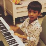 Shilpa Shetty Instagram - This is what makes it all worth it!! On the piano( who doesn’t know how to play it😅😂)and lyrics by my son Viaan .. an original ! 😇😍#happymothersdaytome #talent #moments #unforgettable #mommyson #myson #gratitude #happiness #smiles #tearsofjoy #blessed #unconditionnallove