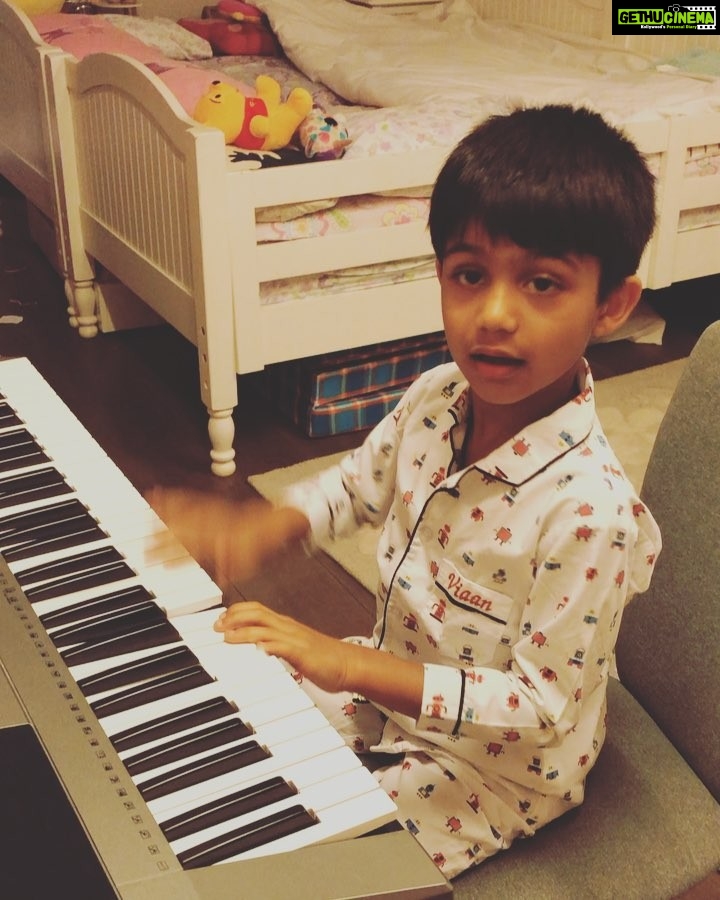 Shilpa Shetty Instagram - This is what makes it all worth it!! On the piano( who doesnβt know how to play itπ
π)and lyrics by my son Viaan .. an original ! ππ#happymothersdaytome #talent #moments #unforgettable #mommyson #myson #gratitude #happiness #smiles #tearsofjoy #blessed #unconditionnallove