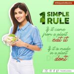 Shilpa Shetty Instagram - When it comes to eating healthy, always know the difference between what’s real and artificial! #ShilpaKaMantra #TuesdayThoughts #motivation #mindfulness #motivationalquotes