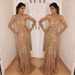 Shilpa Shetty Instagram - Lovvvee this gorgeous @taruntahiliani creation, @maliramjewellers earrings, @archanaparasrampuria bracelet & @anmoljewellers ring for Super Dancer Chapter 2 Semi Finale episode. Styled by @sanjanabatra Assisted by @akanksha_kapur Makeup by @ajayshelarmakeupartist, Hair by @mehakoberoi, Managed by @bethetribe #glam #sari #instagood #ootd #sariglam