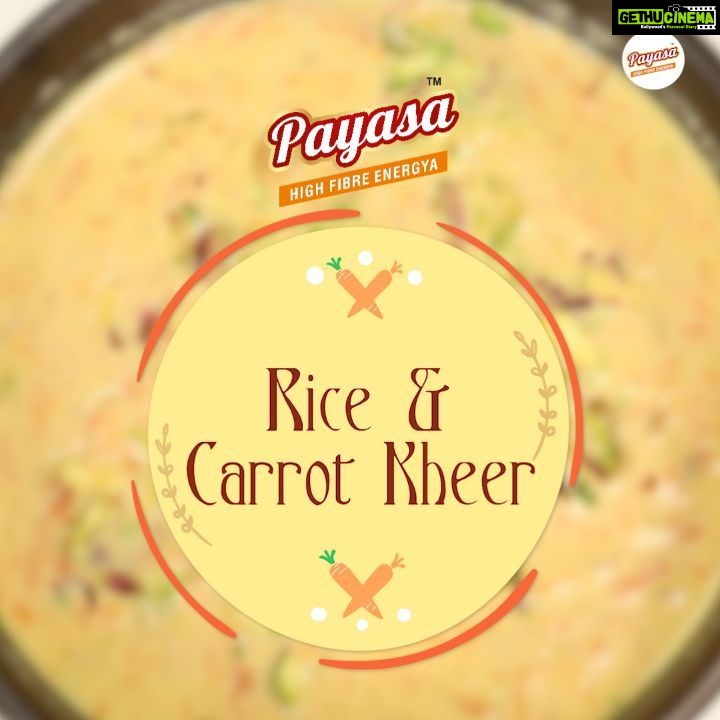 Shilpa Shetty Instagram - Sometimes, you need to take a backseat and satisfy your sweet indulgences! Do just that while maintaining your nutrient intake with my yummy yet healthy Rice & Carrot Kheer recipe. Powered by @payasa.in this sweet dish is sure to sweeten your day with fibre. Savour my scrumptious kheer and tell me how it goes. #SwasthRahoMastRaho #TastyThursday #healthyrecipes #nutrition #nutritional
