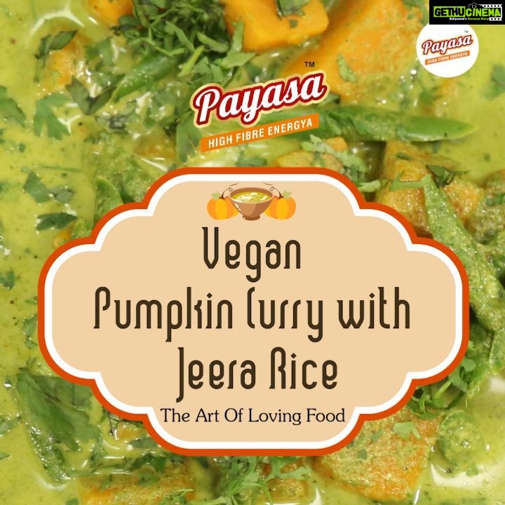 Shilpa Shetty Instagram - Rid yourself of the guilt over devouring a heap of rice with my Vegan Pumpkin Curry & Rice recipe, powered by @payasa.in ! Fuelled with 16 times more fibre, my delightful vegan recipe is not only diabetic friendly but also alkalizes the body and alleviates you of all your digestive dilemmas. There’s no time to waste, let’s get cooking! #SwasthRahoMastRaho #TastyThursday