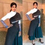 Shilpa Shetty Instagram – In Delhi for the #htpalatefest today.. styled by @sanjanabatra 
Outfit @goyalkanika @louboutinworld heels
Makeup@ajayshelarmakeupartist 
Hair @sheetalfkhan .
Managed by @anishisharma @bethetribe #foodie #always glam #healthfirst #gratitude