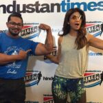 Shilpa Shetty Instagram - So much fun today at the yoga session I took @hindustantimes initiative #fittermumbai .Its never too late to start..👍#yogatime #yogisofinstagram