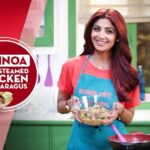 Shilpa Shetty Instagram - Life can always be a little healthier and tastier. So why not try my delicious quinoa with steamed chicken and asparagus recipe? Video comes out tomorrow! #swasthrahomastraho #TheArtOfLovingFood