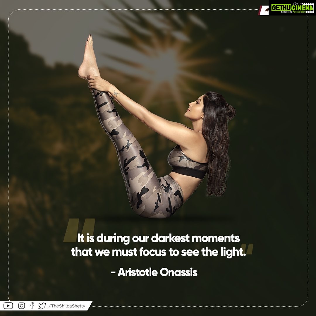 Shilpa Shetty Instagram - The one thing that I have learnt from the ups and downs of my life is that positivity has to be a choice that we make every day. This is true especially when we are at our lowest. A positive mindset and attitude can lead us halfway through a battle to victory. Never give in to negative thoughts or people’s perceptions of yourself. Keep doing what you need to do, give it your best, and have faith in what is to unfold & yourself. Even if it doesn’t go your way temporarily, you will see things shaping up in unexpected ways in the future; because in life... EVERYTHING HAPPENS FOR THE BEST 🤗🌈✨ . . . . . #ShilpaKaMantra #SwasthRahoMastRaho #happiness #determination #mentalhealth #willpower #success #belief #peaceofmind #mentalhealthawareness #staystrong #mentalpeace #positivity