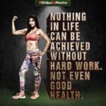 Shilpa Shetty Instagram - The more work you put in ,bigger the reward. So why sit around and do nothing? You want those abs don’t you? Eat right and start exercising NOW! #ShilpaKaMantra #swasthrahomastraho #theartofstrengthening