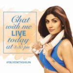 Shilpa Shetty Instagram - Hard work in anything always pays off. But working smart is also important. So if you have any fitness questions, tell me and I'll answer them on Facebook live at 3.30 #FBLivewithShilpa