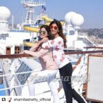 Shilpa Shetty Instagram – What a lovely pic @viralbhayani ..Thankyou 🙏#cruisetime #sisterbonding #memories #marseille