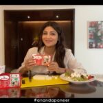 Shilpa Shetty Instagram - Fresh paneer is a treat to the tastebuds 😍 Jitna taaza utna yummy. @anandadairy’s fresh paneer Swasth Raho, Mast Raho, Anand Karo! . . . #AnandKaro #healthylifestyle #AnandaPaneer #eatright #paneer #cleaneating