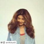 Shilpa Shetty Instagram - Love the way @amitthakur26 loves my hair and me 😬#nobadhairdays #hairstylist #newbrandshoot #crazyguy #funwithwork #myteam