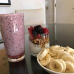 Shilpa Shetty Instagram - Friday Fruit blast morning.. blueberry,apple, strawberry , yogurt smoothie yummm #smoothielover #lifestylemodification #swasthrahomastraho #health