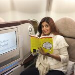 Shilpa Shetty Instagram – Flight delayed from Delhi, thankful I have  company.. Let’s see if I can prepone takeoff🙄#powerofthemind #manifest #hatedelays