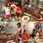 Shilpa Shetty Instagram - Love Christmas😬... I can feel my system shutting down uhhh.. #foodcoma #christmascelebrations #familylunch