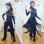 Shilpa Shetty Instagram – Tasseled and ready for my #Finale performance for #superdancer. My son called me #catwoman 😂🙈😅ha ha ha . Hell ya I’m a Superwoman 😬😎#madness #excited #nervous #happy