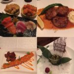 Shilpa Shetty Instagram - Healthy Anniversary dinner at our Fav Japanese restaurant.Who says celebrations can't be healthy😬😝sashimi, wasabi rockshrimps,seabass, crab claw,avacado tartare and mushroom potrice .YUMM! #wasabi #taj #aboutlastnight #lovefood #tastewithhealth