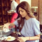 Shilpa Shetty Instagram - Wait for my Sundays for #sundaybinge. Crispy French toast and cheesecake custard with truffle maple sauce #bastian #sweettooth #cravings