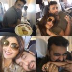 Shilpa Shetty Instagram - U know ure loved when thecabin crew put so much effort into breakfast for the "Birthday Boy". #birthdaybreak #everyonelovesRaj