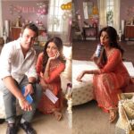 Shilpa Shetty Instagram - Manic day at today's shoot for a new Ad campaign.😓with my director @vish2vish .. Coming soon😎#shootday #lovemyjob #brandambassador #newbrand