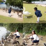 Shilpa Shetty Instagram – Landed in Mumbai, but will miss these moments. #londondiaries #littlejoys #duckfeeding #preciousmemories 😍