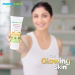 Shilpa Shetty Instagram - Glowing with the flow ☺️🥰 Protect your skin and pamper it with @mamaearth.in ❤️ . . . . #Mamaearth #GoodnessInside #GlowingSkinNaturally