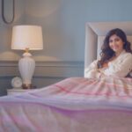 Shilpa Shetty Instagram - Comfort is the most important aspect for my perfect sleep. My choice is always Stellar when it comes to choosing designs for my bed. @stellarhomeusa . . . . . #StellarHome #Mybedroommystyle #Bedroom #Bedding #Supersoft #Comfort #Gifting #Modern #Trendy #Beautiful #Colors #Sleep #Exclusive #Vibrant #Inspire #mystyle #Contemporary #Goodvibes https://www.stellarhomeusa.com/ . . Campaign curated by @2_andtwo