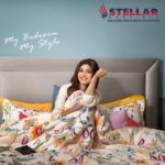 Shilpa Shetty Instagram - My favourite days are the ones spent in my bedroom with my family, laughing and playing board games on our Stellar Home bedsheet sets! @stellarhomeusa . . #StellarHome #Mybedroommystyle #Bedroom #Bedding #Comfort #Cozy #Gifting #Modern #Trendy #Festive #Floraldesigns #Bedroomstories #Contemporary #Feelgood #Sleep #Cuddle #Laugh #Color #Vibrant #Trendy #Happiness #Supersoft https://www.stellarhomeusa.com/ . . . Campaign curated by @2_andtwo