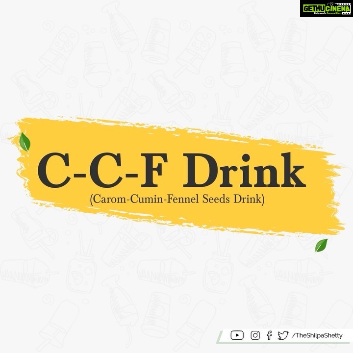 Shilpa Shetty Instagram - Issues stemming from acidity & indigestion have increased immensely due to erratic eating habits and high stress levels. One of the easiest solutions to tackling these problems is consuming the Carom-Cumin-Fennel Seeds drink (CCF) regularly. I swear by this concoction! All you have to do is lightly roast equal parts of all three seeds, grind them to a fine powder, and store it in an airtight container. To consume it, add a teaspoon of this mixture to a glass water with a dash of lemon in it. It’s beneficial and effective! Have a recipe you’d like to share too? Do comment below 😊 @simplesoulfulapp . . . . . #SwasthRahoMastRaho #TastyThursday #CCFTea #CCFdrink #acidity #indigestion #detox #homeremedies