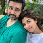 Shilpa Shetty Instagram - No filter LOVE ❤️ The REAL DEAL 🧿 As we complete 11 years today, I still have eyes only for you😍 (and on you 😂) Somethings never change😂😜😘 What was... STILL IS! Whoa! 11 years and not counting! 👨‍👩‍👧‍👦 Happy Anniversary, my Cookie, @rajkundra9 ❤️💥🎉🤗🧿😇 . . . . . #11on22 #11thAnniversary #husbandwife #love #blessed #gratitude #family #companion